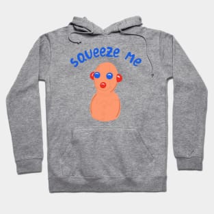 Squeeze Me - Clown Squeeze Doll Eyes Pop Out Hoodie